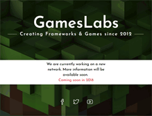 Tablet Screenshot of gameslabs.net